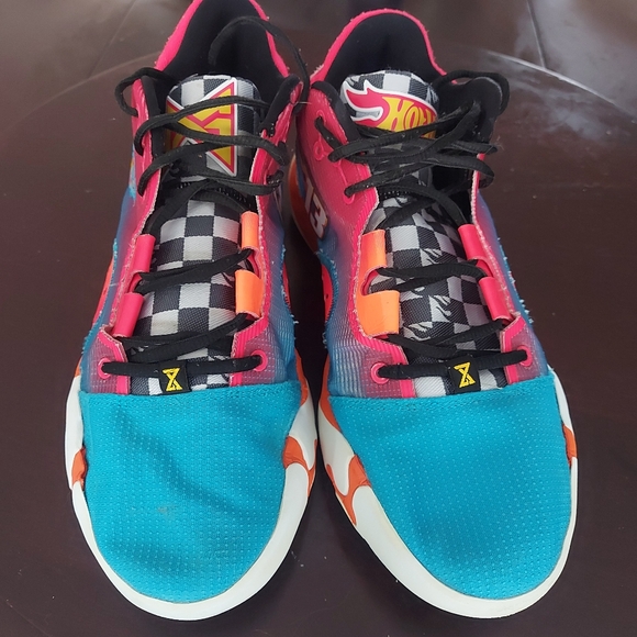 Nike PG 6 Hot Wheels Blue Paul George Basketball Shoes DH8446-400 Mens Size 11.5 - Picture 8 of 13